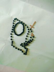 Jesus Christ Necklace And Bracelet Combo