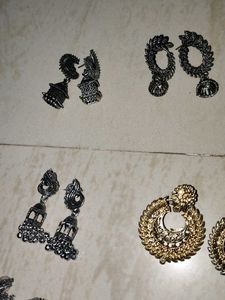 13 Assorted Ethnic Earrings Set