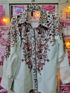 New  trending Floral Print Shirt Women