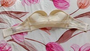 Strapless Beige push up Bra(32D)