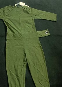 Olive Green Eyelet Detail Dress