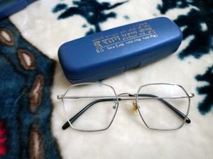 Retro Hexagon Silver Glasses