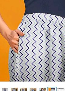 Stylish Blue Printed Kurta Set with Dupatta