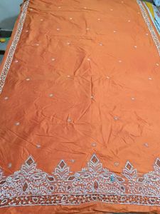 vintage Zardosi hand work saree