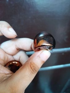 Chunky Hoop Earrings - Bronze Tone