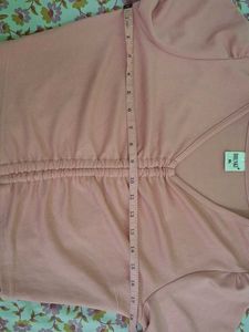 Pink Ruched Long Sleeve Crop Top