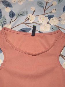 Rose Pink Racerback Tank Top