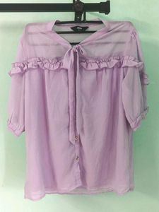 Korean ruffle top