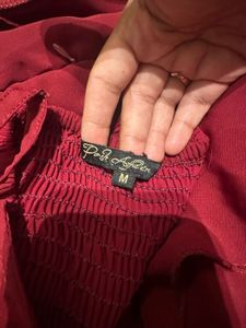 Maroon flare Dress
