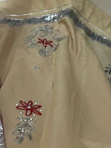 Elegant Red &amp; Beige Rajputi dress Set
