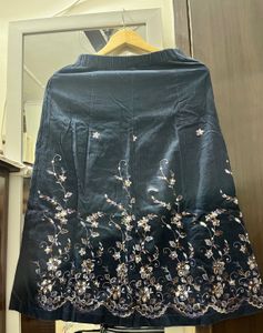 Vintage corduroy sequin skirt