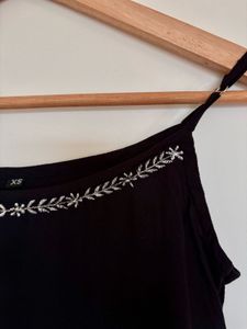 Elegant Black Slip style kurta and pant set
