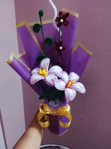 Handmade Pipe Cleaner Flower Bouquet
