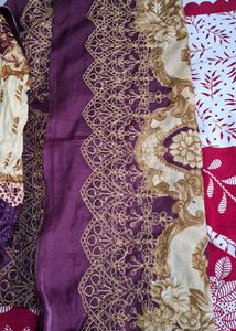 Elegant Purple Floral Kurta Set