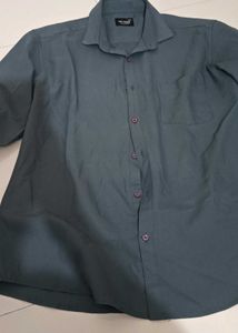 Dark grey colour formal shirt