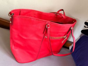 Vibrant Red Tote Bag