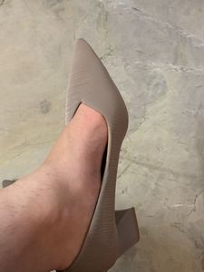 Chic Pointed Toe Flats - Grey