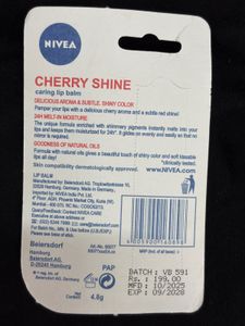 Nivea Fruity Shine Cherry Lip Balm
