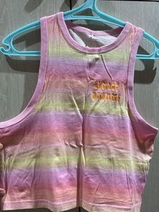Tie-Dye Crop Tank Top