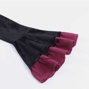Gothic Velvet Dress with Bell Sleeves