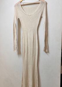 chic Long Sleeve Maxi Dress