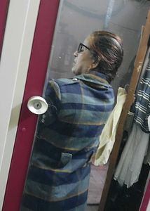 Stylish Plaid Double-Breasted Jacket