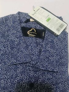 Being Human Navy Floral Slim Fit Shirt
