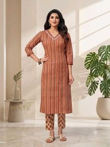 NEW Striped Kurta Set for Women