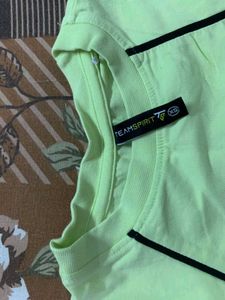 Lime Green Cropped Sleeveless Top