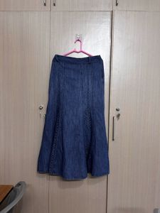Embellished Mermaid Maxi Skirt