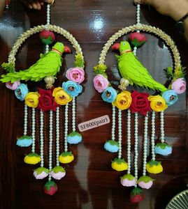 Decorative Parrot Door Hangings (Pair)