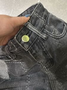 Patchwork Denim Jeans