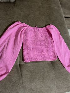Pink Long Sleeve Top