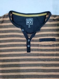 DNMX Striped Casual T-Shirt