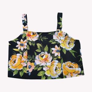 Floral Print Crop Top 🆕 NWOT