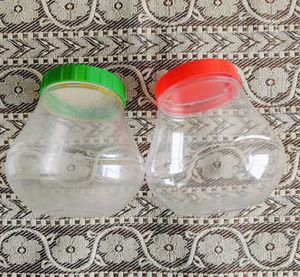 🛑Set of -9 Plastic Jars with