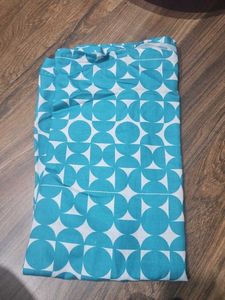 Printed Men's Cyan Kurta Shirt