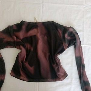 Tie-Dye Long Sleeve Top