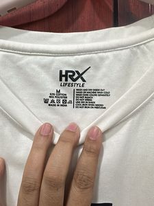 HRX Rapid Dry Classic White Pro Sport T-Shirt