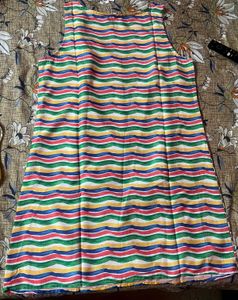 Striped Sleeveless Dress
