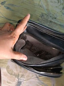 Gucci Black Leather Crossbody Bag