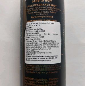 Clearance Sale⏳️Into The Night Mist 10ml Decant