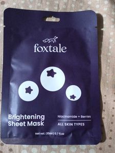 Foxtale Brightening Sheet Mask