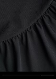 H&amp;M Draped Thong Black Bodysuit (NEW WITH TAG 🏷️)