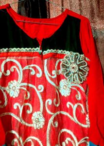 ♥️ embroidered pakistani suit 3 piece.🎀