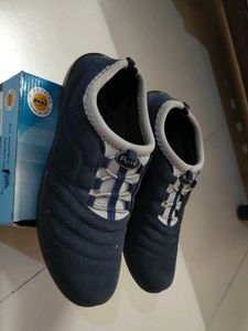 Comfortable Navy Blue Slip-On Shoes