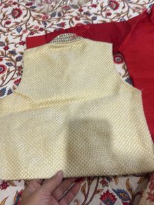 Boys Ethnic Waistcoat Set