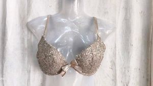 Sparkling Sequin Bra with Bow Detail