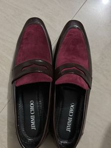 Jimmy Choo Burgundy Loafers