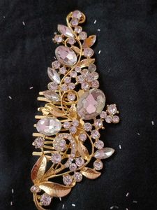 Jwellery Party Wear/Bridal Set With Hair Piece